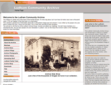 Tablet Screenshot of ludhamarchive.org.uk